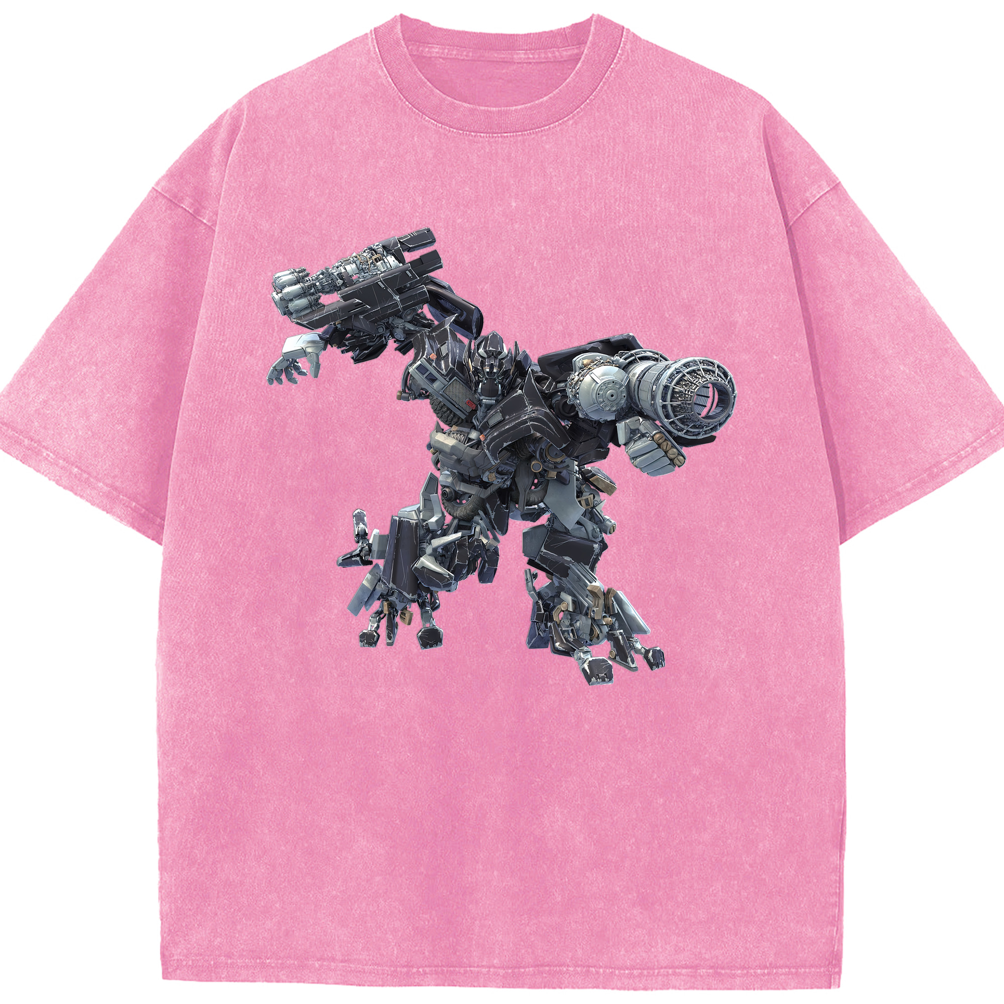 （画像用） Transformers トランスフォーマー 綿100% ヴィンテージ風 半袖Tシャツ（フロントプリント）